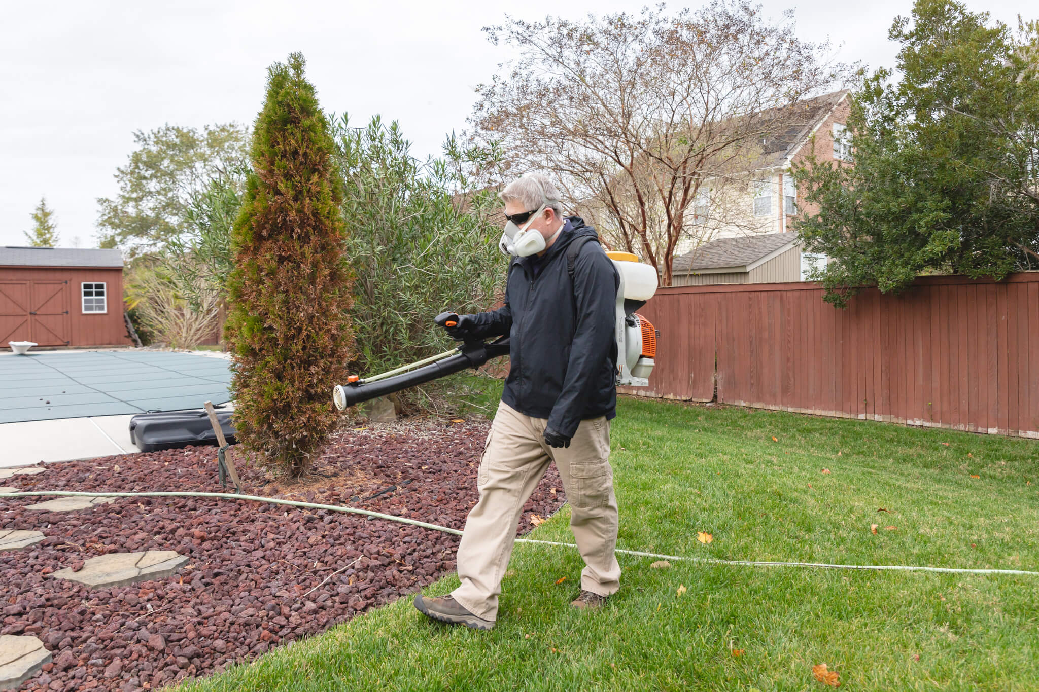 technician performing specialty pest control services technician performing specialty pest control services